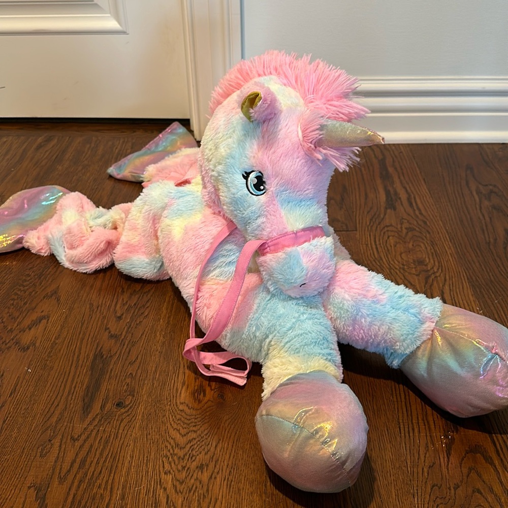 Unicorn step-in/ride in costume